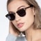 Strata Écailles Acetate-metal Soleil de Lunette de vue pour Femmes d'EyeBuyDirect