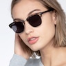 Strata Écailles Acetate-metalSoleil de Lunette de vue pour Femmes d'EyeBuyDirect