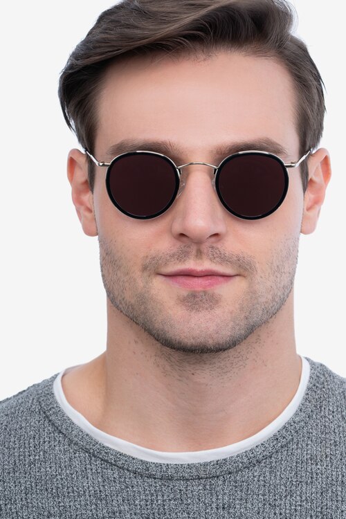 Critic Black Acetate-metalSunglass Frames for Men from EyeBuyDirect
