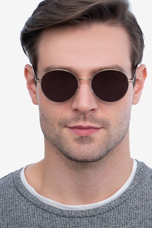 Grasp Bronze Acetate-metalSunglass Frames for Men from EyeBuyDirect