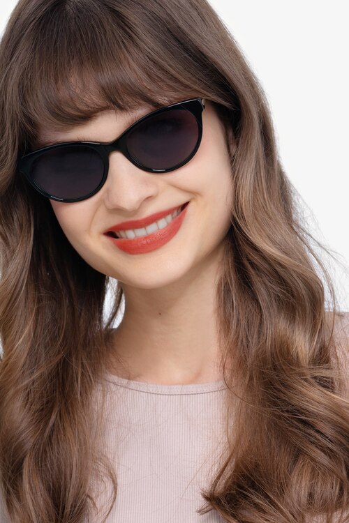 Sun Her Black AcetateSunglass Frames for Women from EyeBuyDirect