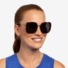 Canopy Tortoise Acetate-metalSunglass Frames for Women from EyeBuyDirect