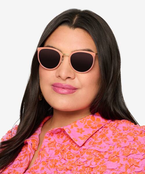 Coral Crush -  Acetate-metal Sunglasses