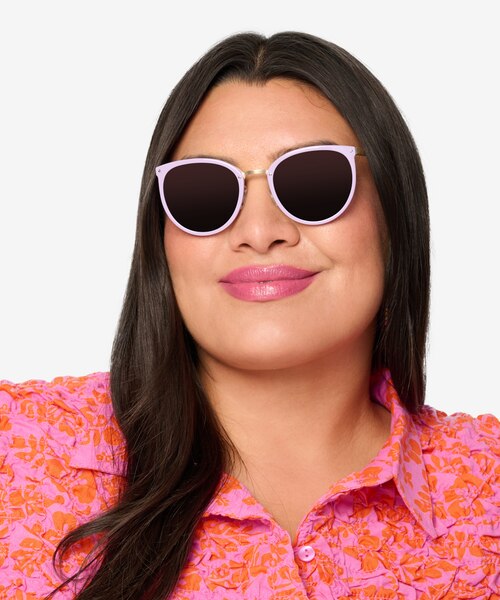 Crush Lavender Acetate-metalSunglass Frames for Women from EyeBuyDirect