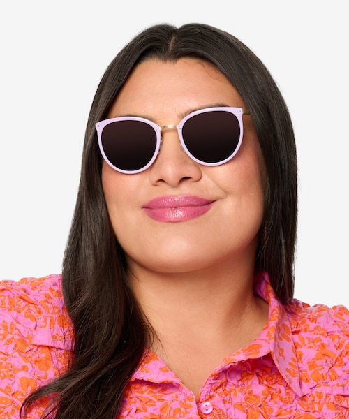 Crush Lavender Acetate, MetalSunglass Frames for Women from EyeBuyDirect