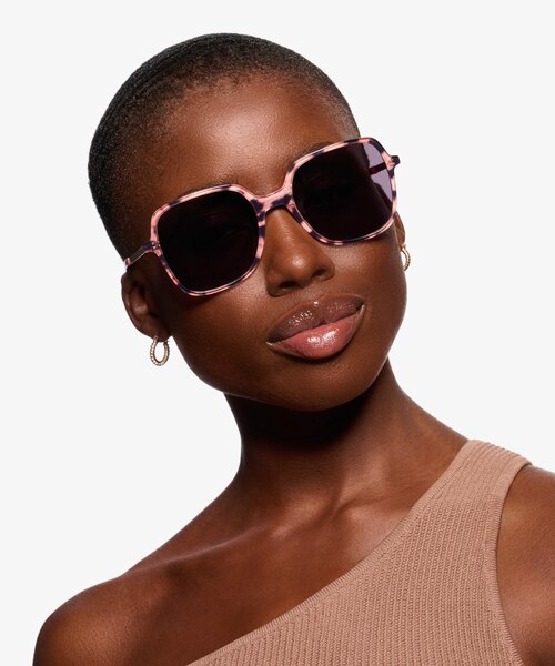 Olga Leopard & Gold Acetate-metalSunglass Frames for Women from EyeBuyDirect