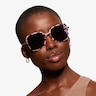 Olga Leopard & Gold Acetate-metalSunglass Frames for Women from EyeBuyDirect