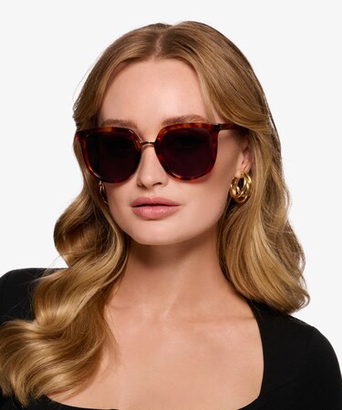 Tortoise Shannon -  Acetate Sunglasses
