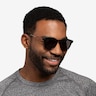 Pangea Black AcetateSunglass Frames for Men from EyeBuyDirect