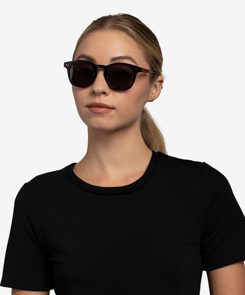 Pangea Black AcetateSunglass Frames for Women from EyeBuyDirect