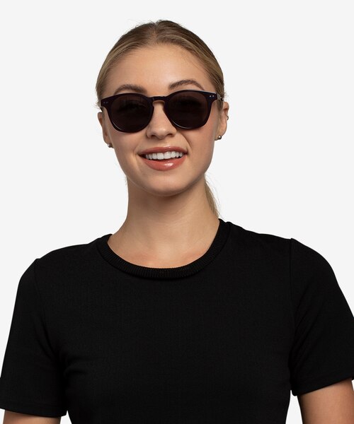 Pangea Aubergine AcetateSunglass Frames for Women from EyeBuyDirect