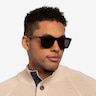 Grow Dark Brown & Wood AcetateSunglass Frames for Men from EyeBuyDirect