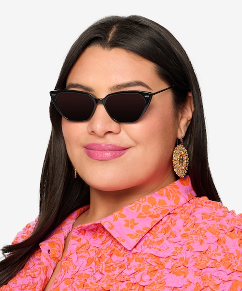 Santa Cruz Black AcetateSunglass Frames for Women from EyeBuyDirect