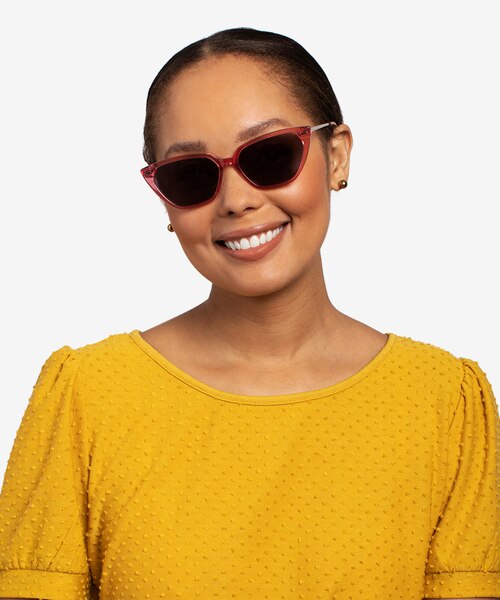 Santa Cruz Clear Pink AcetateSunglass Frames for Women from EyeBuyDirect