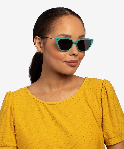 Santa Cruz Blue AcetateSunglass Frames for Women from EyeBuyDirect