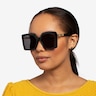 Hollywood Black AcetateSunglass Frames for Women from EyeBuyDirect