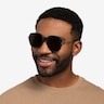 Salvador Black AcetateSunglass Frames for Men from EyeBuyDirect