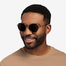 Nagano Tortoise Bronze AcetateSunglass Frames for Men from EyeBuyDirect