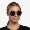 Nagano Tortoise Bronze AcetateSunglass Frames for Women from EyeBuyDirect