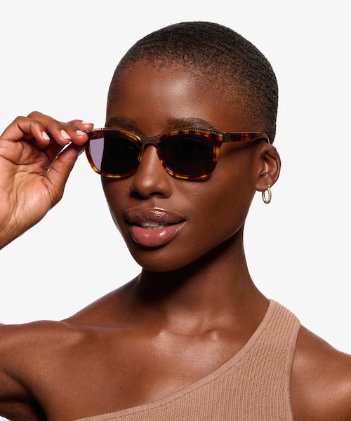 Solis Tortoise Gold AcetateSunglass Frames for Women from EyeBuyDirect