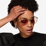 Tenacity Crystal Nude MetalSunglass Frames for Women from EyeBuyDirect