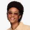 Genevieve Crystal Nude AcetateSunglass Frames for Women from EyeBuyDirect