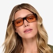 Valley Crystal Tortoise AcetateSunglass Frames for Women from EyeBuyDirect