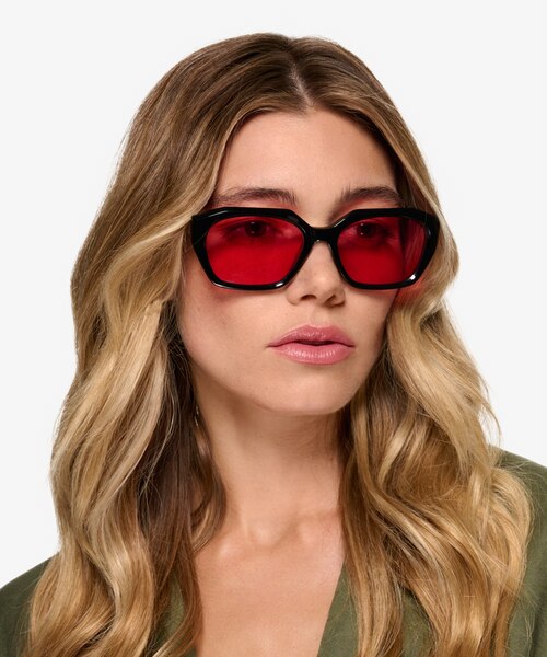 Spritz Black AcetateSunglass Frames for Women from EyeBuyDirect