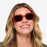 Spritz Orange AcétateSoleil de Lunette de vue pour Femmes d'EyeBuyDirect