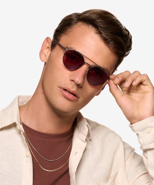 Solid Black Ned -  Acetate Sunglasses
