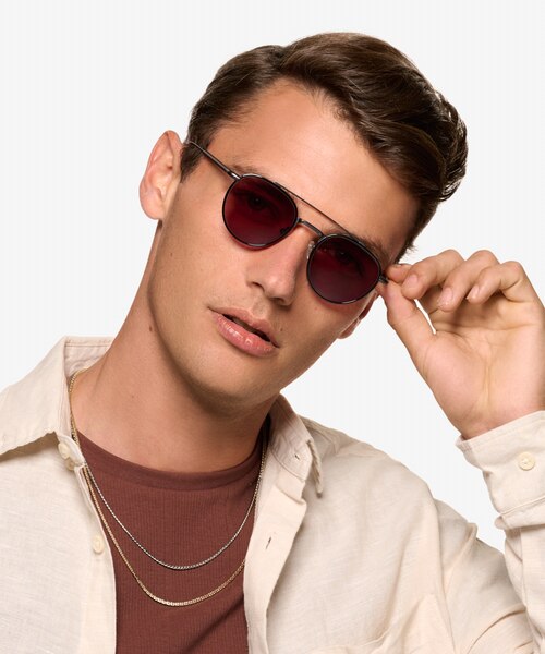 Ned Solid Black AcetateSunglass Frames for Men from EyeBuyDirect
