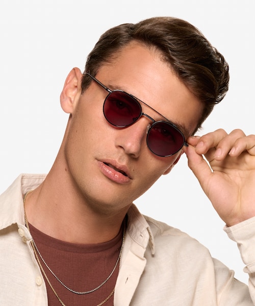 Ned Solid Black AcetateSunglass Frames for Men from EyeBuyDirect