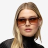 Climb Crystal Brown AcetateSunglass Frames for Women from EyeBuyDirect