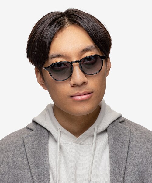 Aim Black AcetateSunglass Frames for Men from EyeBuyDirect