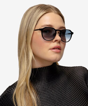 Black Aim -  Acetate Sunglasses