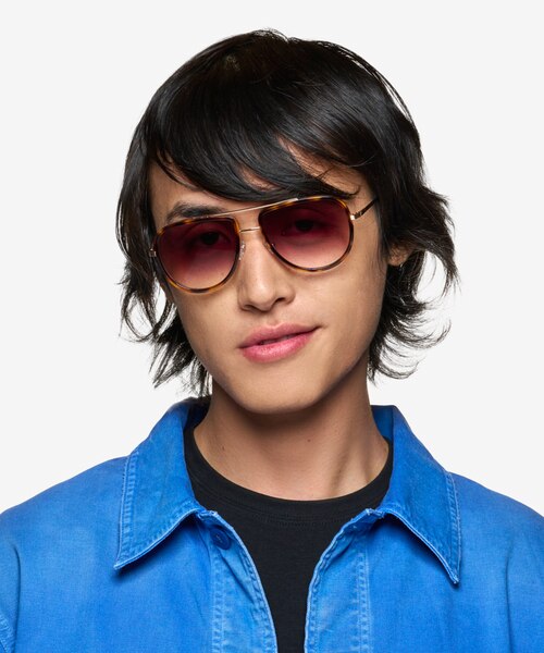 Mortar Tortoise AcetateSunglass Frames for Men from EyeBuyDirect