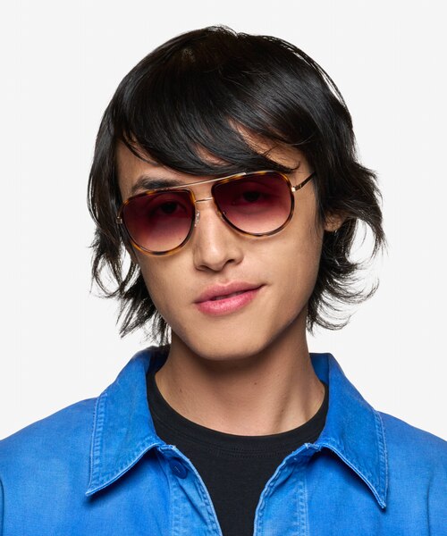 Mortar Tortoise AcetateSunglass Frames for Men from EyeBuyDirect