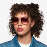 Mortar Tortoise AcetateSunglass Frames for Women from EyeBuyDirect