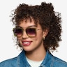 Kiln Clear Green Bronze AcetateSunglass Frames for Women from EyeBuyDirect