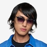 Inlay Tortoise Gunmetal AcetateSunglass Frames for Men from EyeBuyDirect