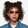 Draft Clear Yellow AcetateSunglass Frames for Women from EyeBuyDirect
