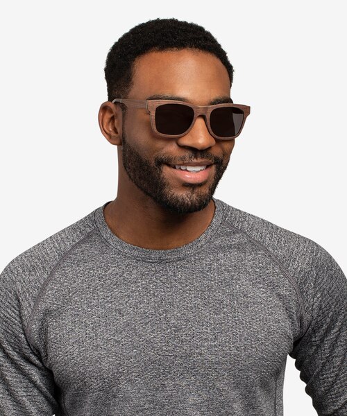 Bosk Wood Wood-textureSunglass Frames for Men from EyeBuyDirect
