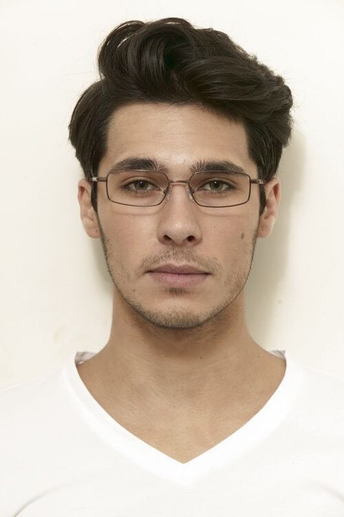 Conthey Brown TitaniumEyeglass Frames for Men from EyeBuyDirect