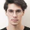 Naro Gunmetal TitaniumEyeglass Frames for Men from EyeBuyDirect