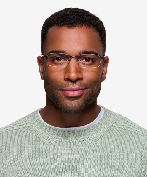 Graphic Coffee TitaniumEyeglass Frames for Men from EyeBuyDirect