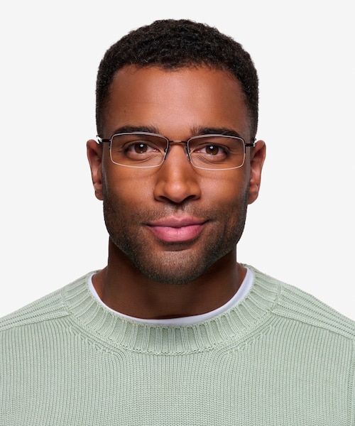 Graphic Coffee TitaniumEyeglass Frames for Men from EyeBuyDirect