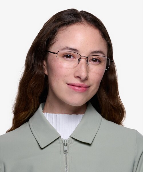 Graphic Coffee TitaniumEyeglass Frames for Women from EyeBuyDirect