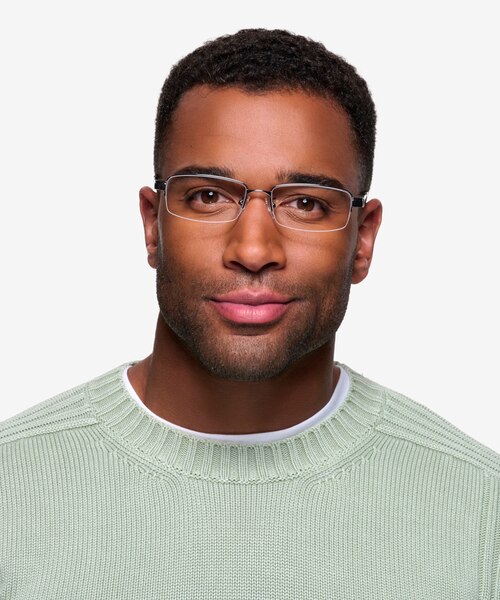 Emerge Gunmetal TitaniumMontures de lunettes de vue pour Hommes d'EyeBuyDirect