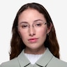 Emerge Gunmetal TitaniumMontures de lunettes de vue pour Femmes d'EyeBuyDirect