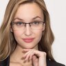 Hatch Black TitaniumEyeglass Frames for Women from EyeBuyDirect